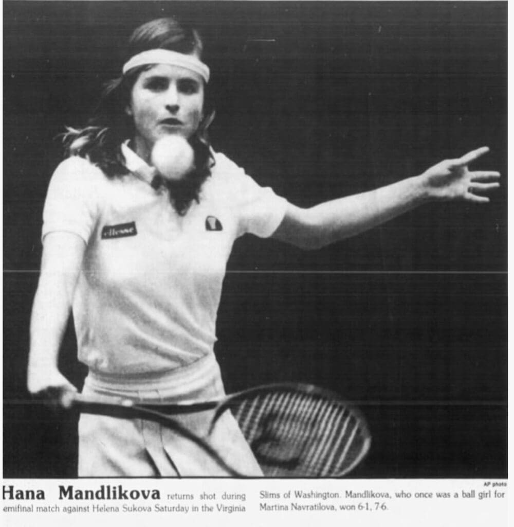 1984 VIRGINIA SLIMS OF WASHINGTON Hana Mandlikova