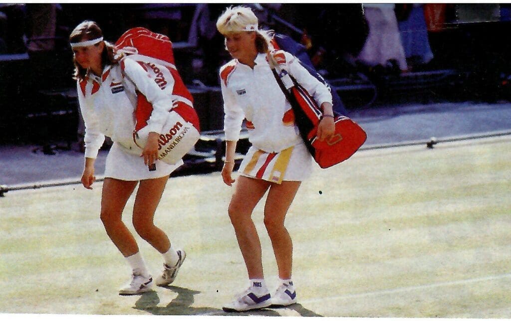 Hana Mandlikova Cathy Tanvierin 1984 Wimbledon