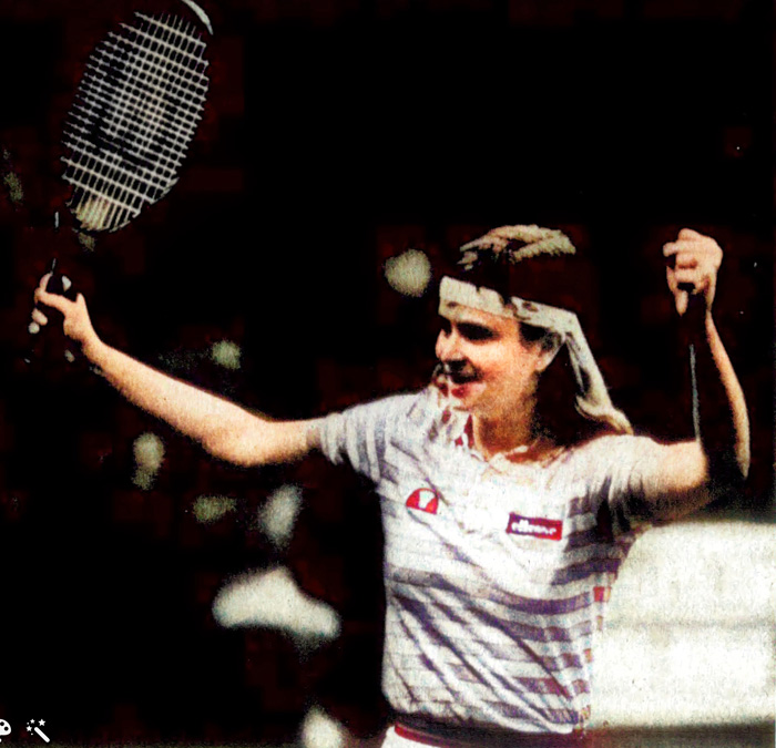 Hana Mandlikova wins 1984 VIRGINIA SLIMS OF CALIFORNIA