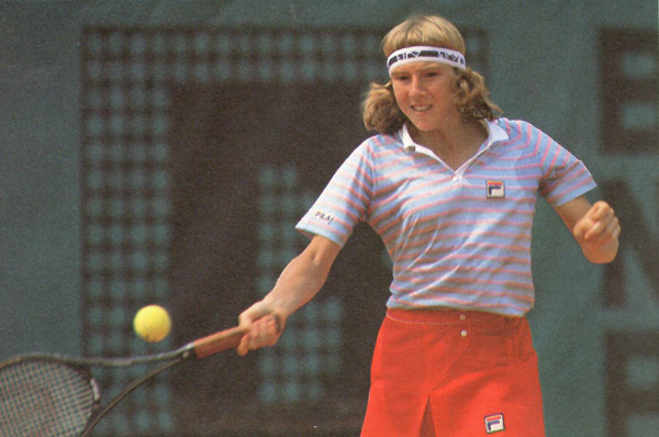 Andrea Jaeger 1982 Roland Garros