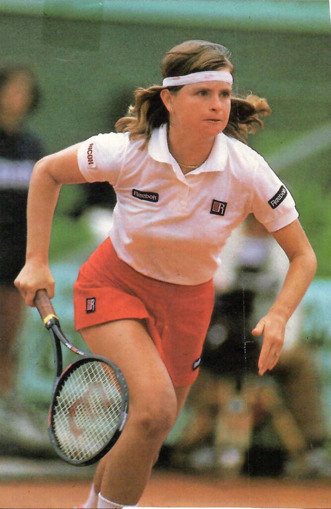 Mandlikova at 1984 Roland Garros 