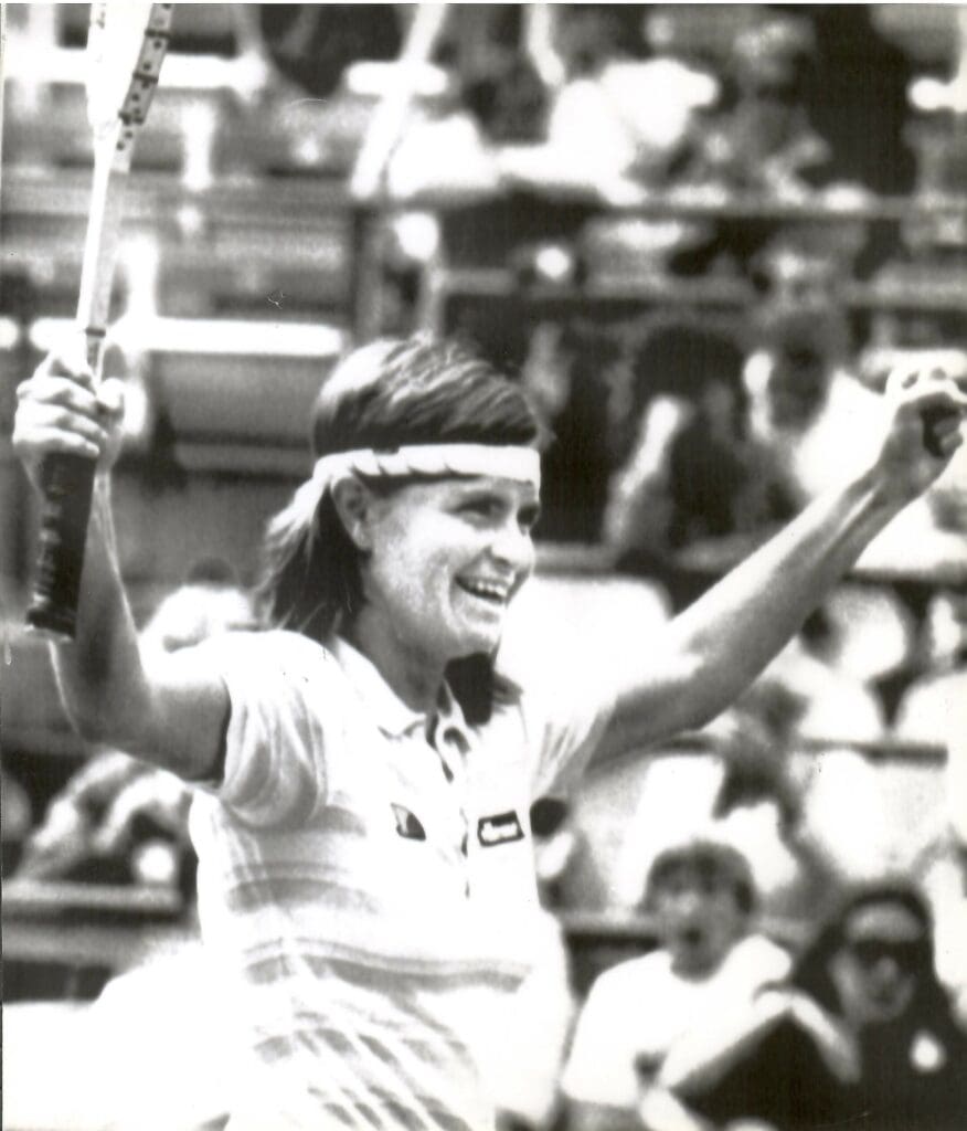 Hana Mandlikova in 1982 US Open