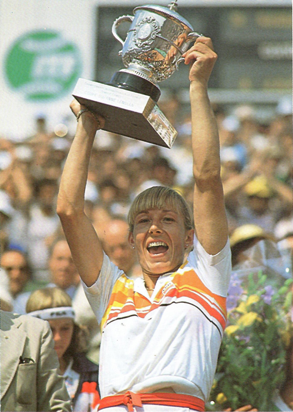 Martina Navratilova 1982 Roland Garros