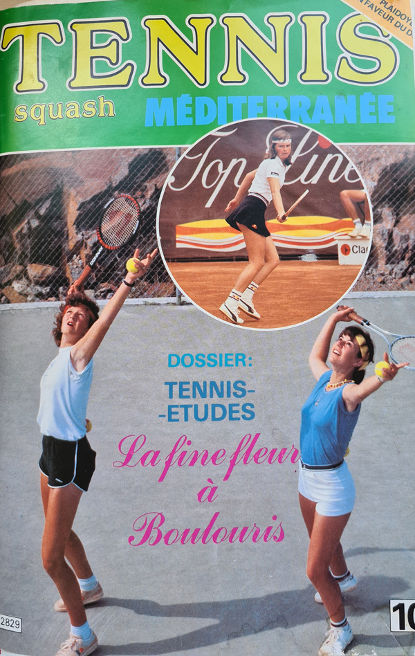 Mandlikova Paquet Roland Garros 1986