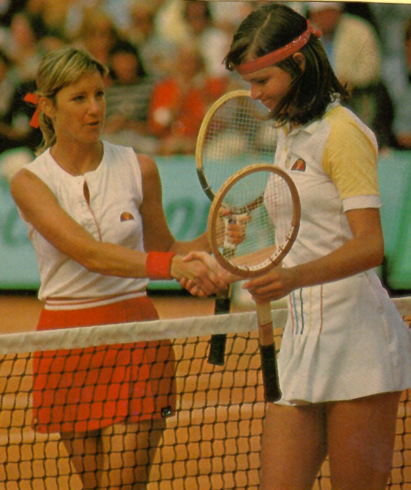 Evert Mandlikova 1981 Roland Garros