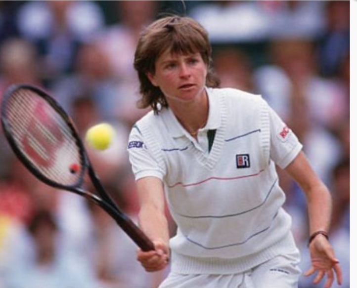 Mandlikova in 1986 Wimbledon