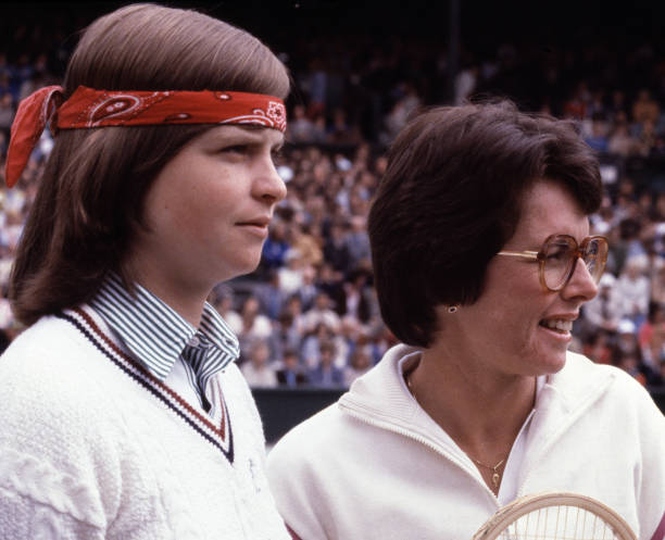 Hana Mandlikova and Billie Jean King, 1979 Wimbledon