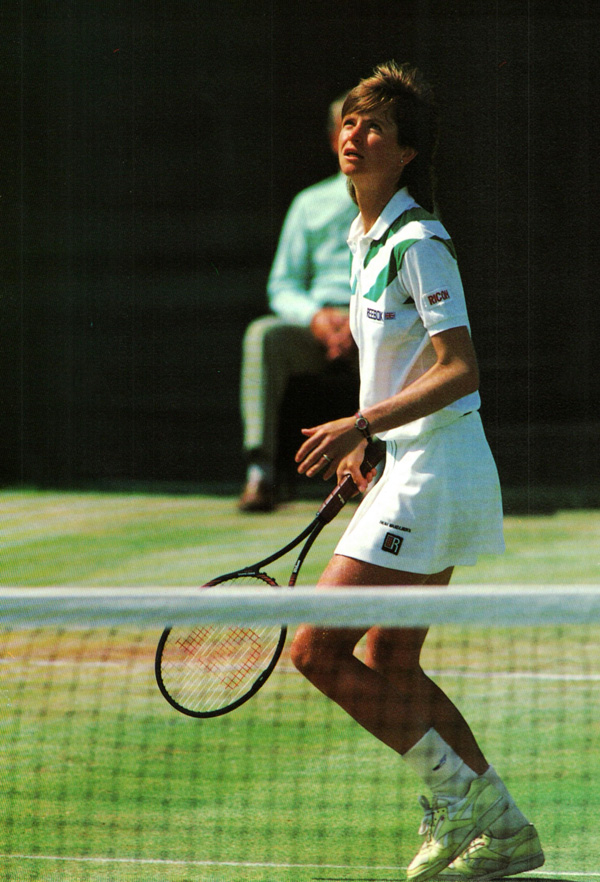 Mandlikova in 1986 Wimbledon