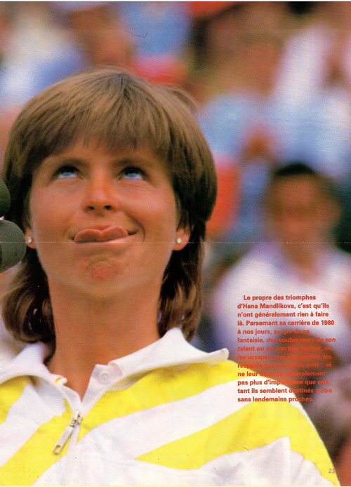 Hana Mandlikova 1987 FORD AUSTRALIAN OPEN