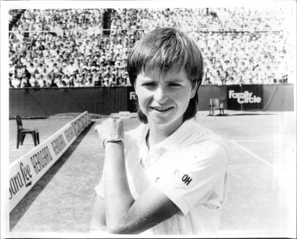 Hana Mandlikova at the 1985 New South Wales Open